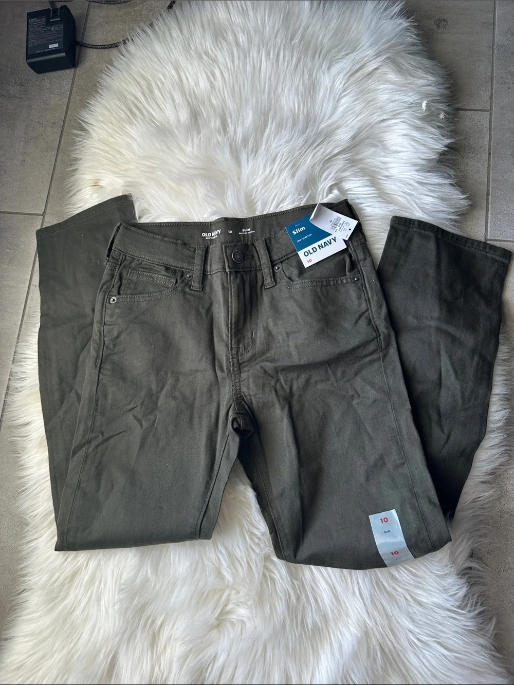 Brand New With Tags!Old Navy Boys Slim 360° Stretch Twill Pants
